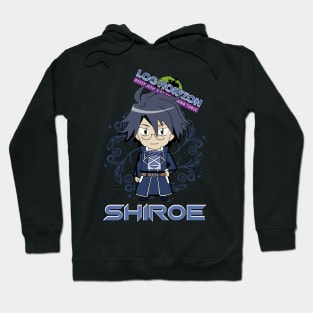 Log Horizon Chibi ute Shiroe Devil in Glasses Hoodie